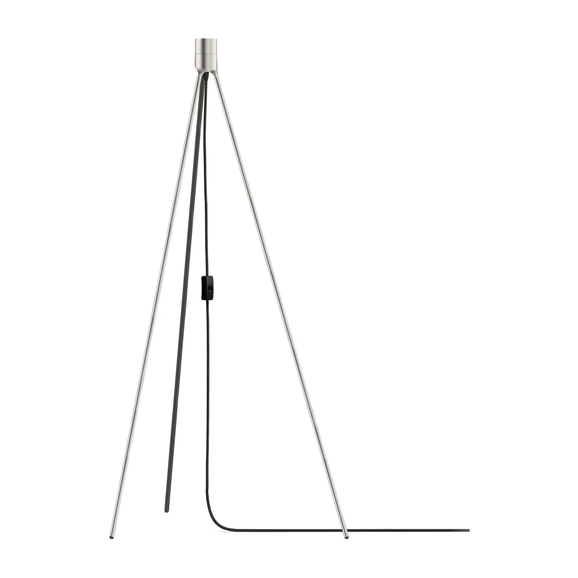 Supporto per lampada Tripod, Acciaio spazzolato Umage