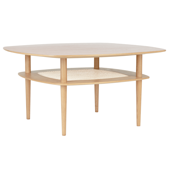 Tavolino da salotto quadrato Together Sleek 100x100 cm - Rovere - Umage