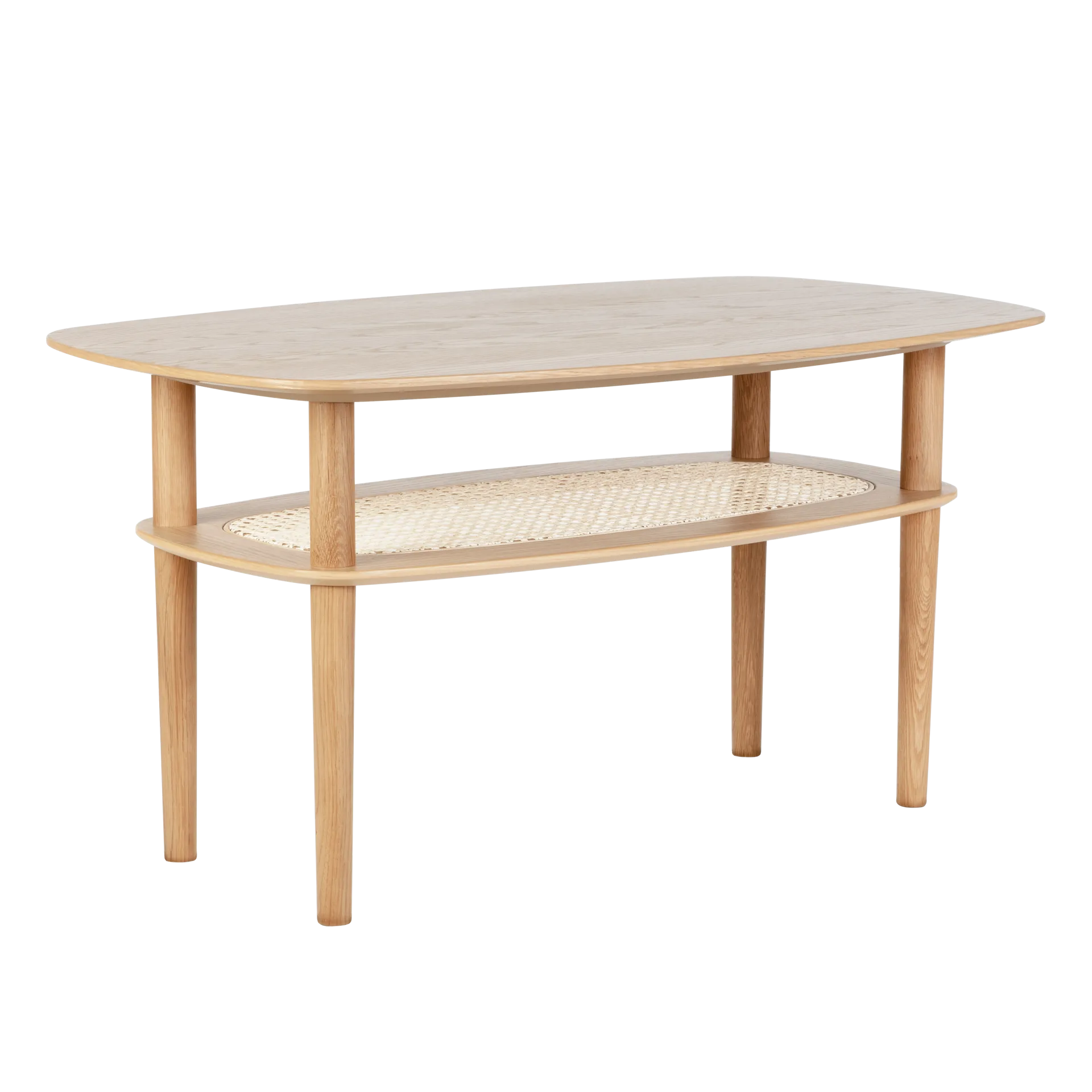 Tavolino da salotto rettangolare Together Sleek 60x100 cm, Rovere Umage