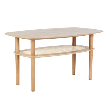Tavolino da salotto rettangolare Together Sleek 60x100 cm - Rovere - Umage