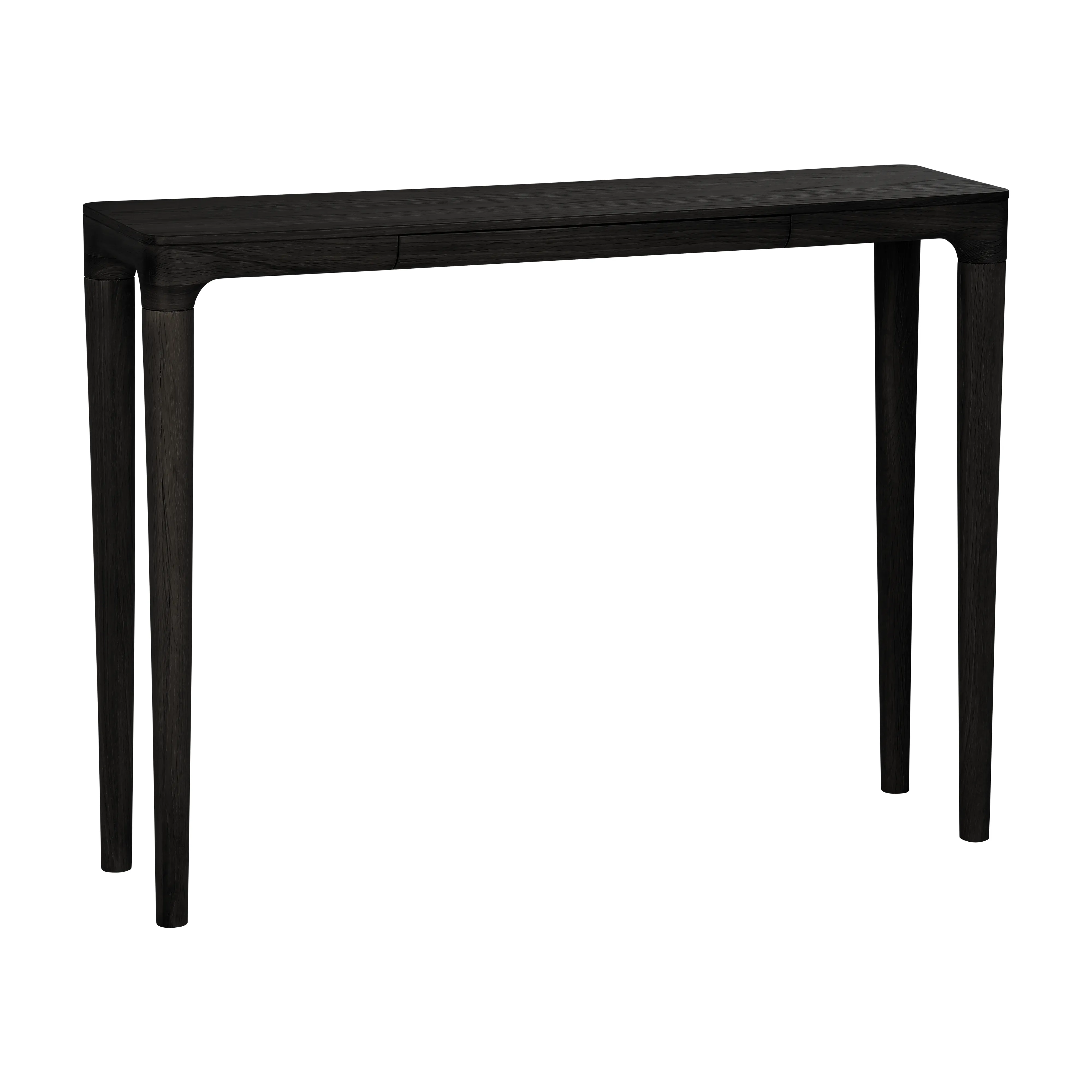 Tavolo Consolle Nero 100x39x75 cm in Legno Multistrato CFW56177