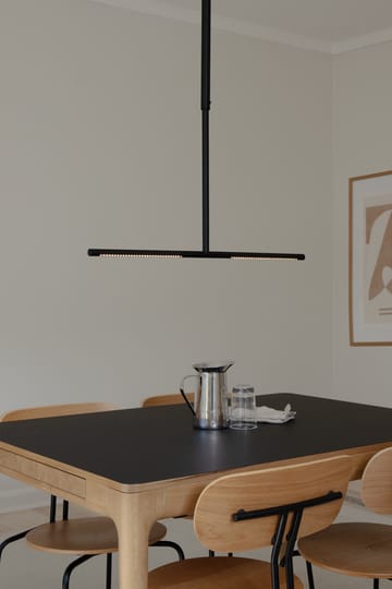 Tavolo da pranzo Heart'n'Soul 90x120 cm - Rovere-nero ossidiana  - Umage
