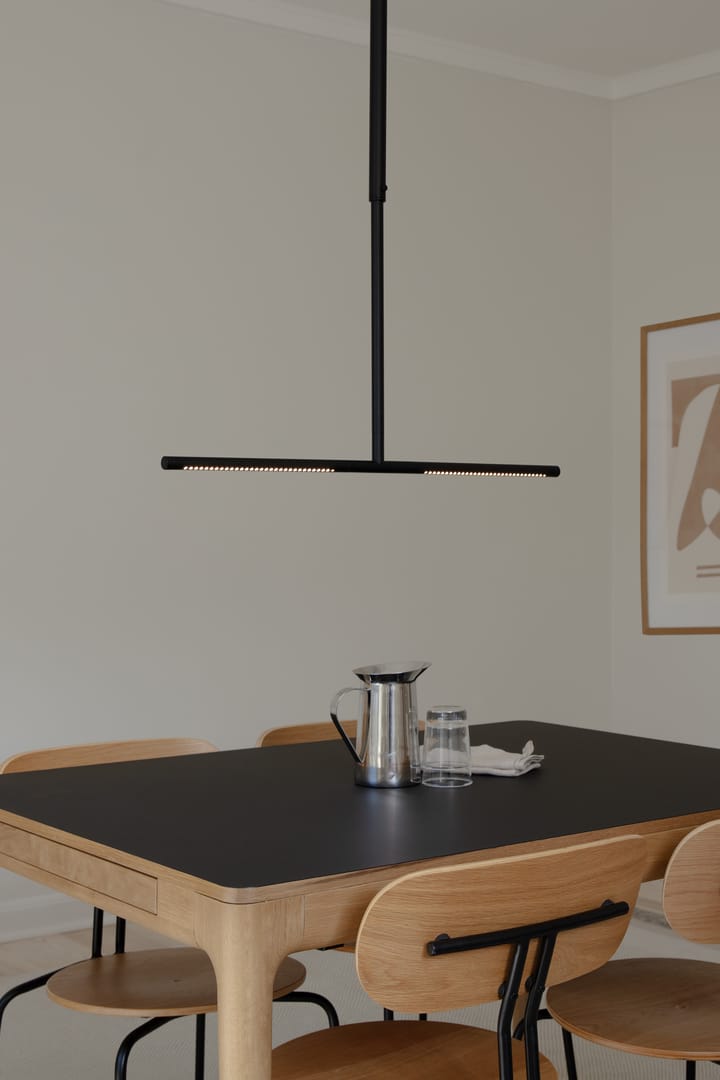 Tavolo da pranzo Heart'n'Soul 90x120 cm, Rovere-nero ossidiana  Umage