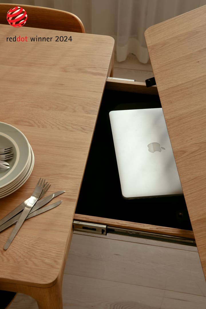 Tavolo da pranzo Heart'n'Soul 90x120 cm, Rovere Umage