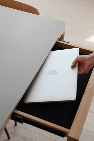 Tavolo da pranzo Heart'n'Soul 90x200 cm - Rovere-cloud grey - Umage