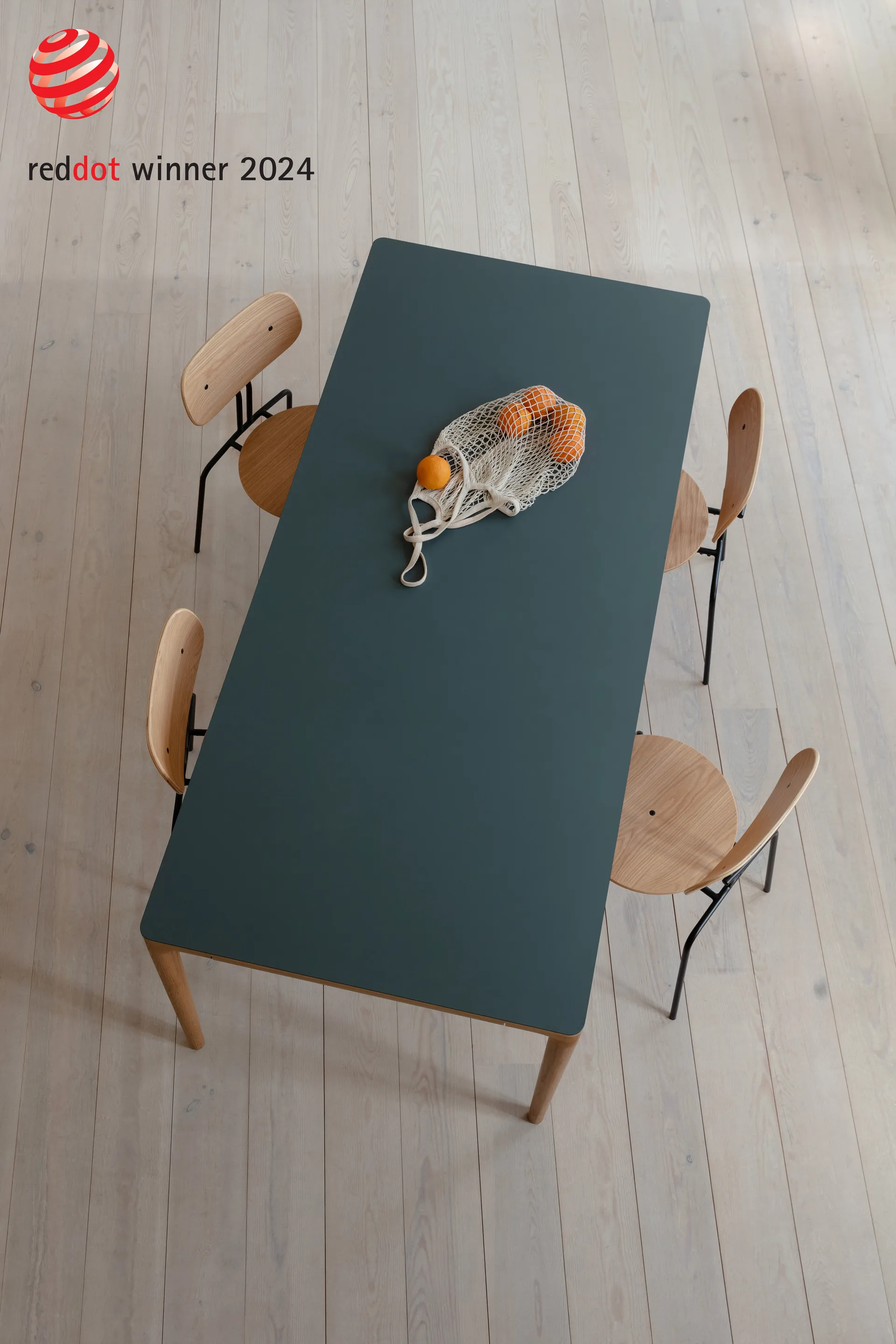 Tavolo da pranzo Heart'n'Soul 90x200 cm, Rovere-verde muschio Umage