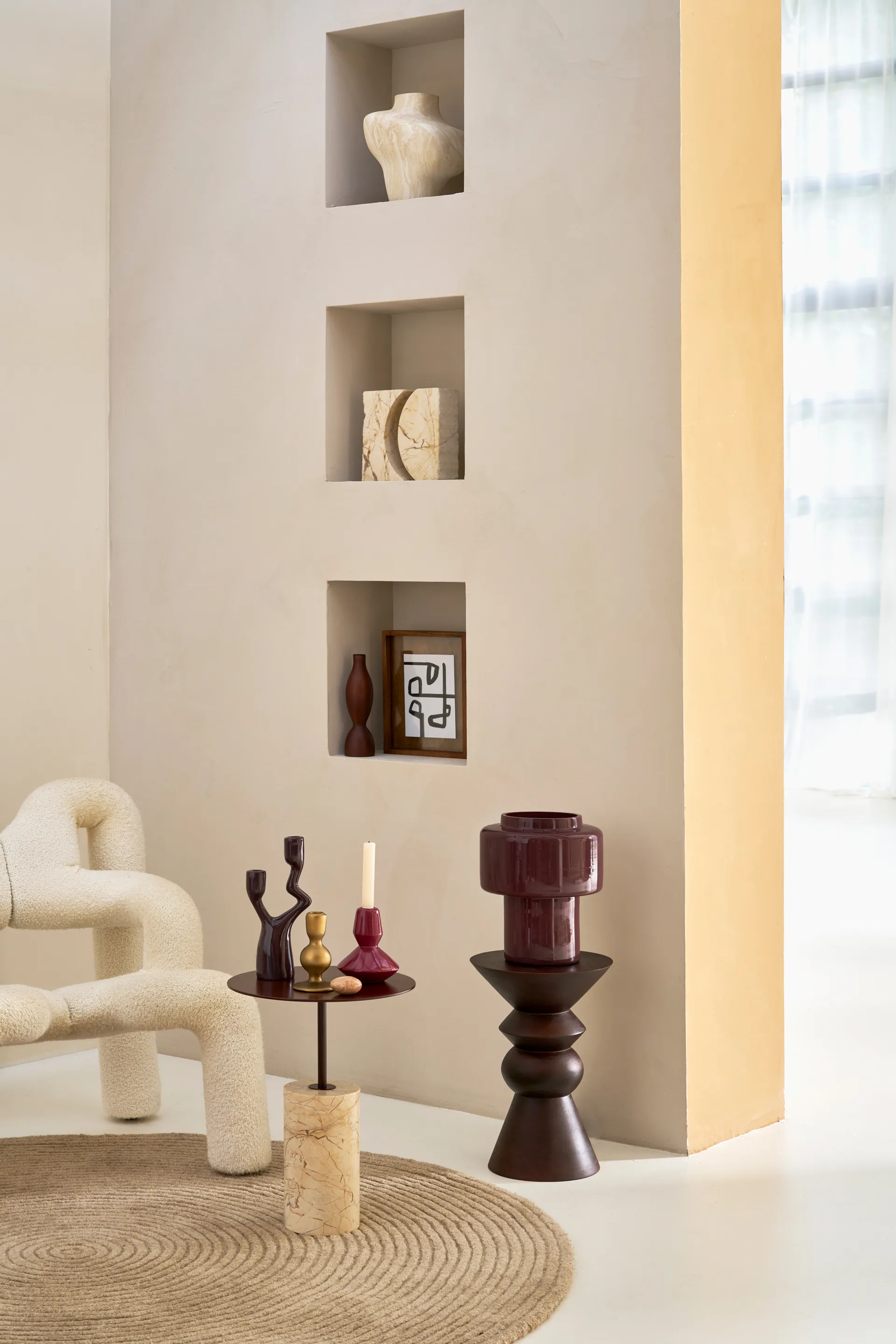 Candelabro Logan, Rosso tibetano URBAN NATURE CULTURE