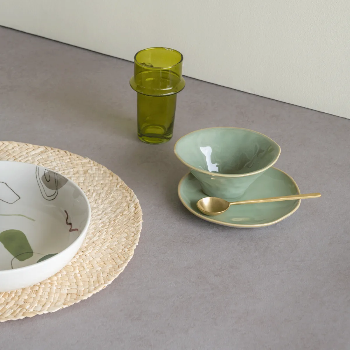 Ciotola Whimsical Ø 13 cm, Verde URBAN NATURE CULTURE