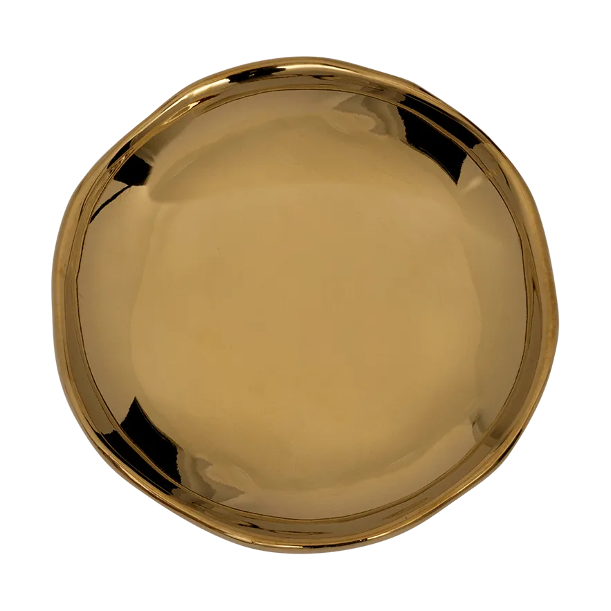 Piattino Good Morning small Ø9 cm, Gold URBAN NATURE CULTURE