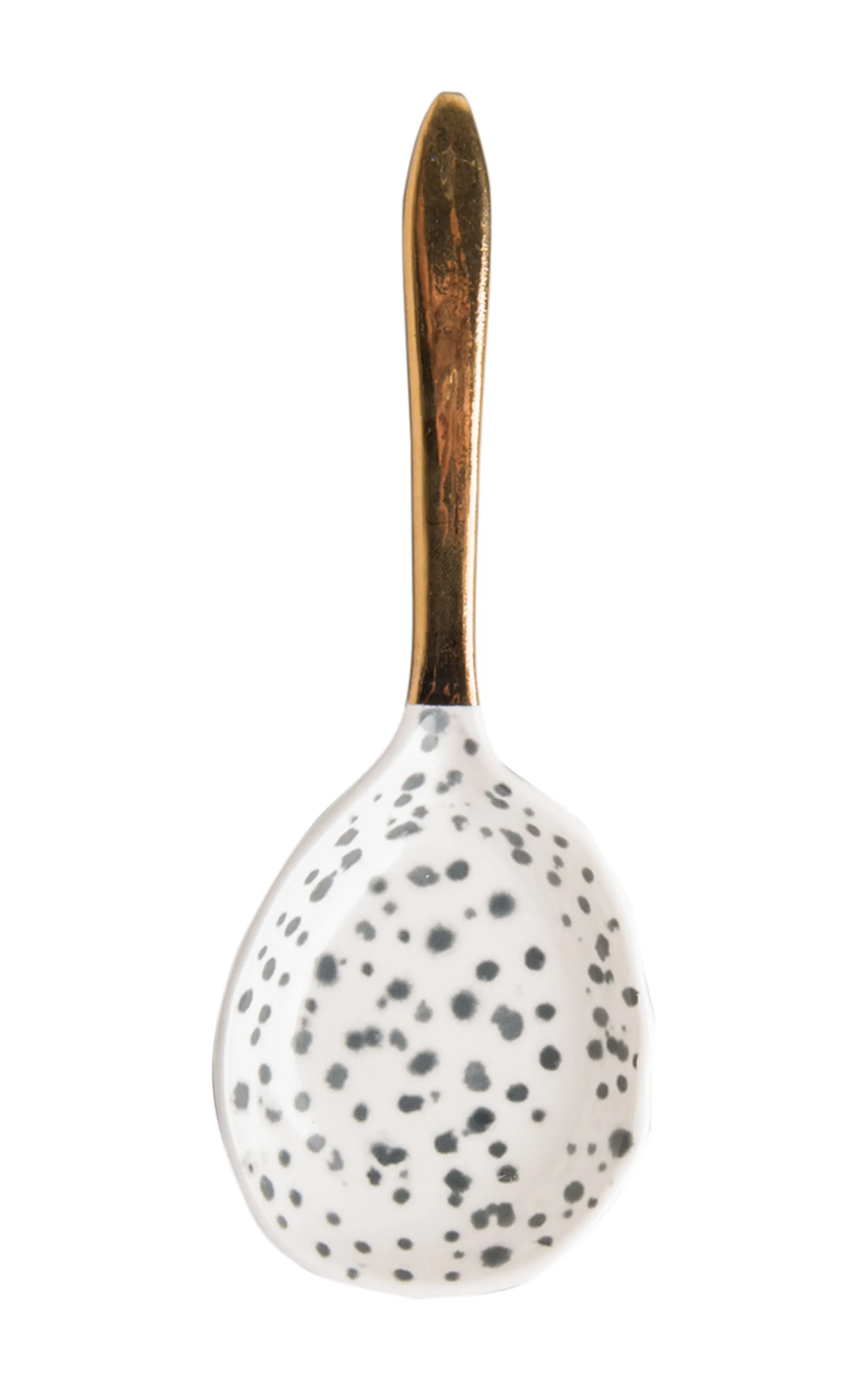 Piatto da portata Spoon Kuba 16 cm, Nero-bianco-oro URBAN NATURE CULTURE