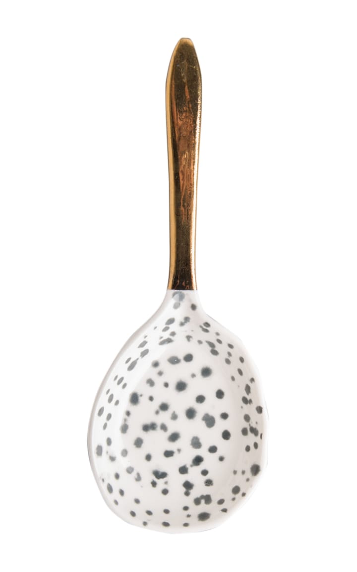 Piatto da portata Spoon Kuba 16 cm, Nero-bianco-oro URBAN NATURE CULTURE
