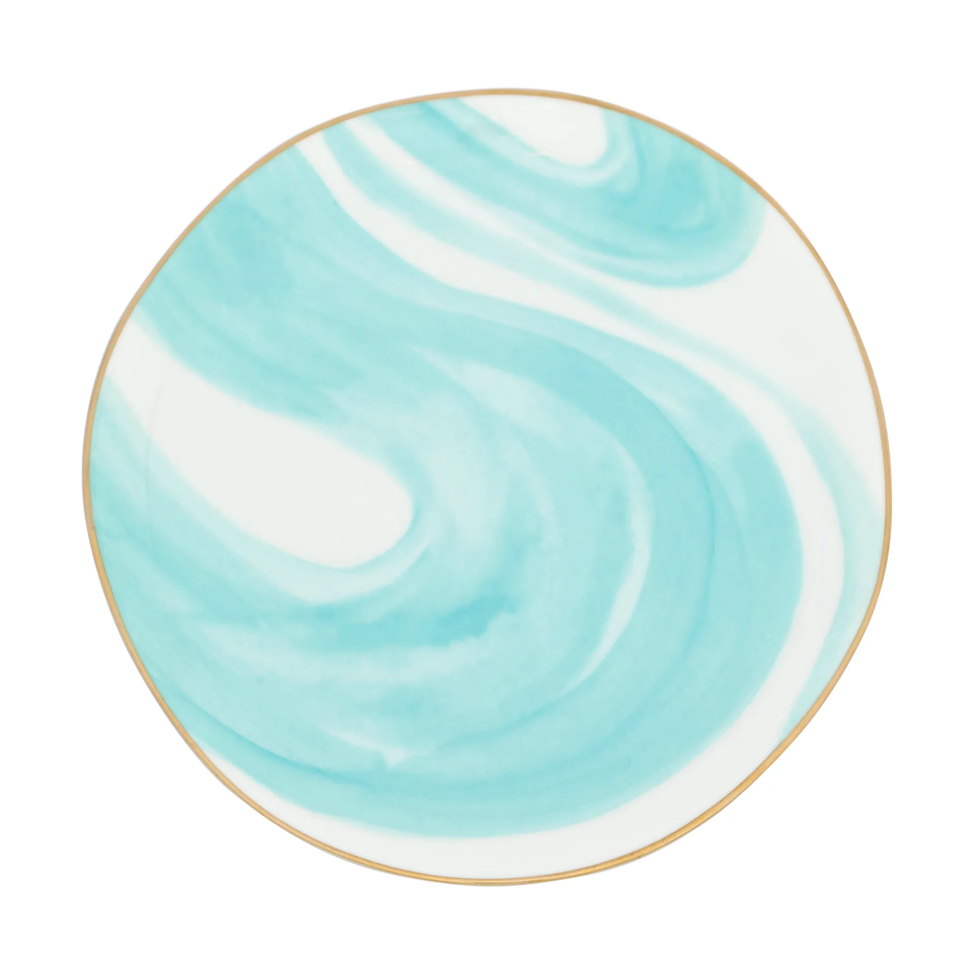 Piatto Good Morning 17 cm bianco, Valuri verde smeraldo URBAN NATURE CULTURE