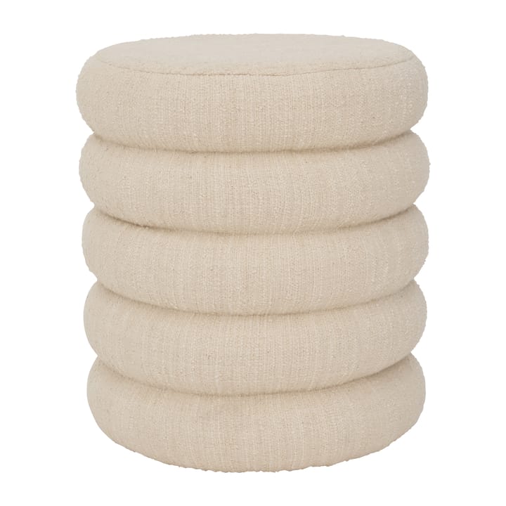 Pouf Andria, Ø 39 cm - Bianco sporco - URBAN NATURE CULTURE