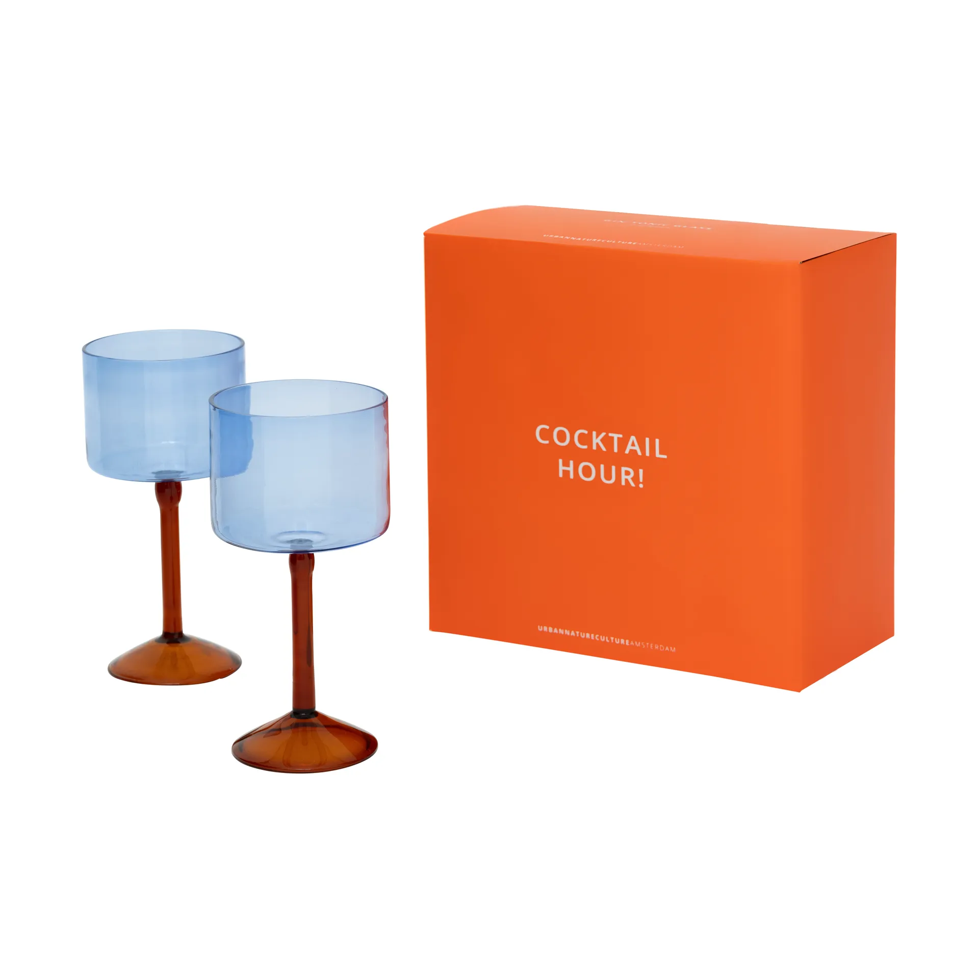 Set regalo bicchieri da gin-tonic Urban Nature Culture 2 pezzi, Blu URBAN NATURE CULTURE