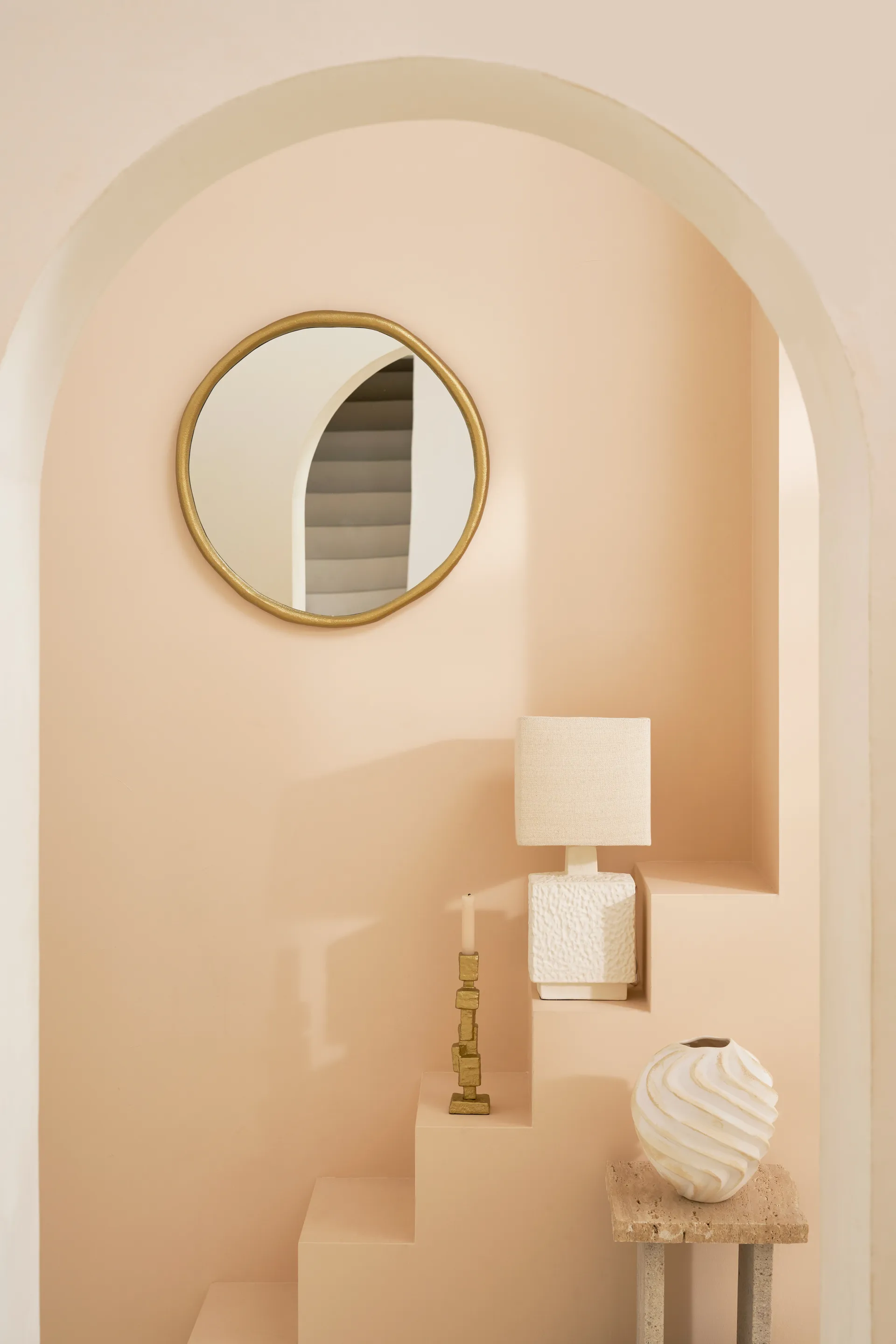 Specchio Rox Ø60 cm, Oro URBAN NATURE CULTURE