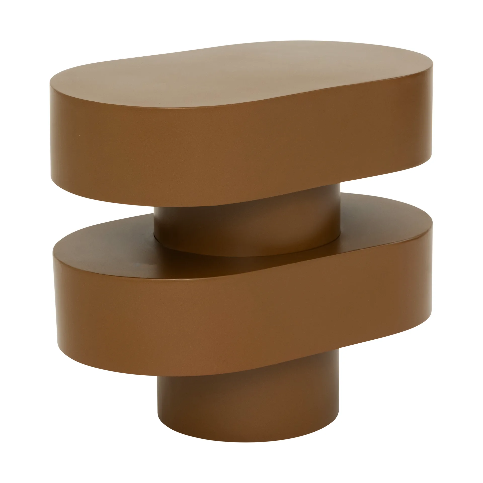 Tavolino laterale Ovaali 34 cm, Golden brown URBAN NATURE CULTURE