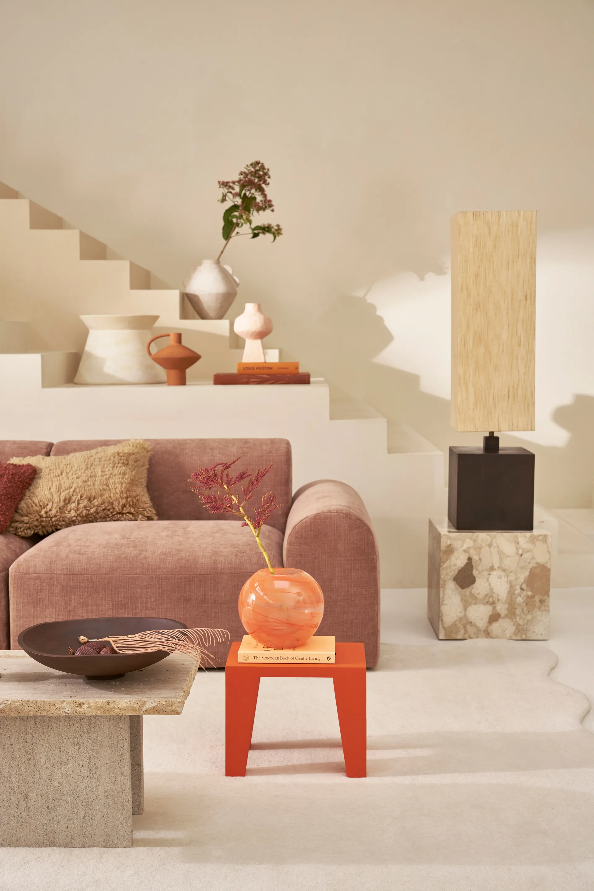 Vaso Noin Ø22 cm, Arancio URBAN NATURE CULTURE