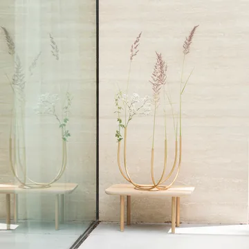 Vaso Tube 35 cm - Ottone - URBAN NATURE CULTURE