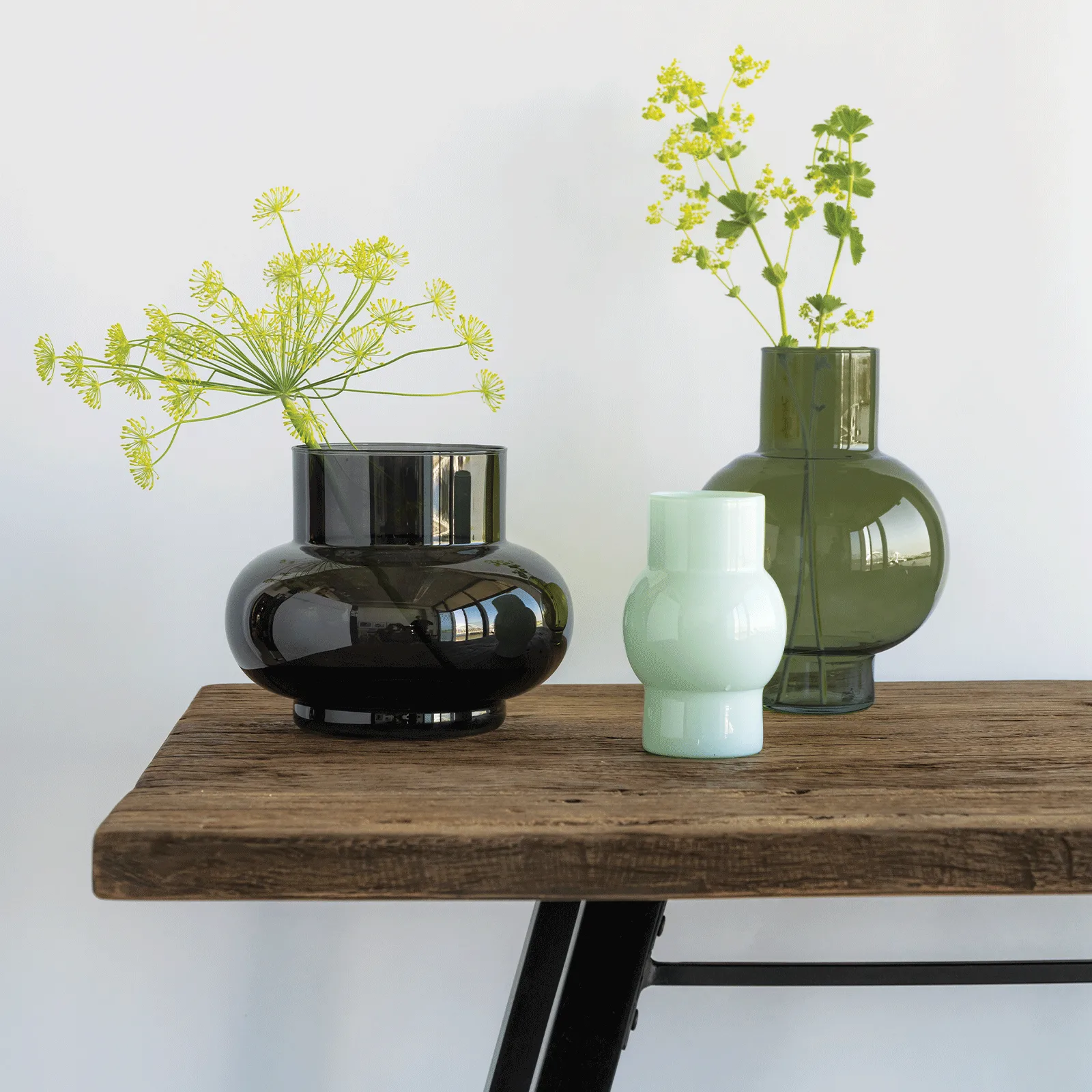 Vaso Tummy B 17,5 cm, Nero URBAN NATURE CULTURE