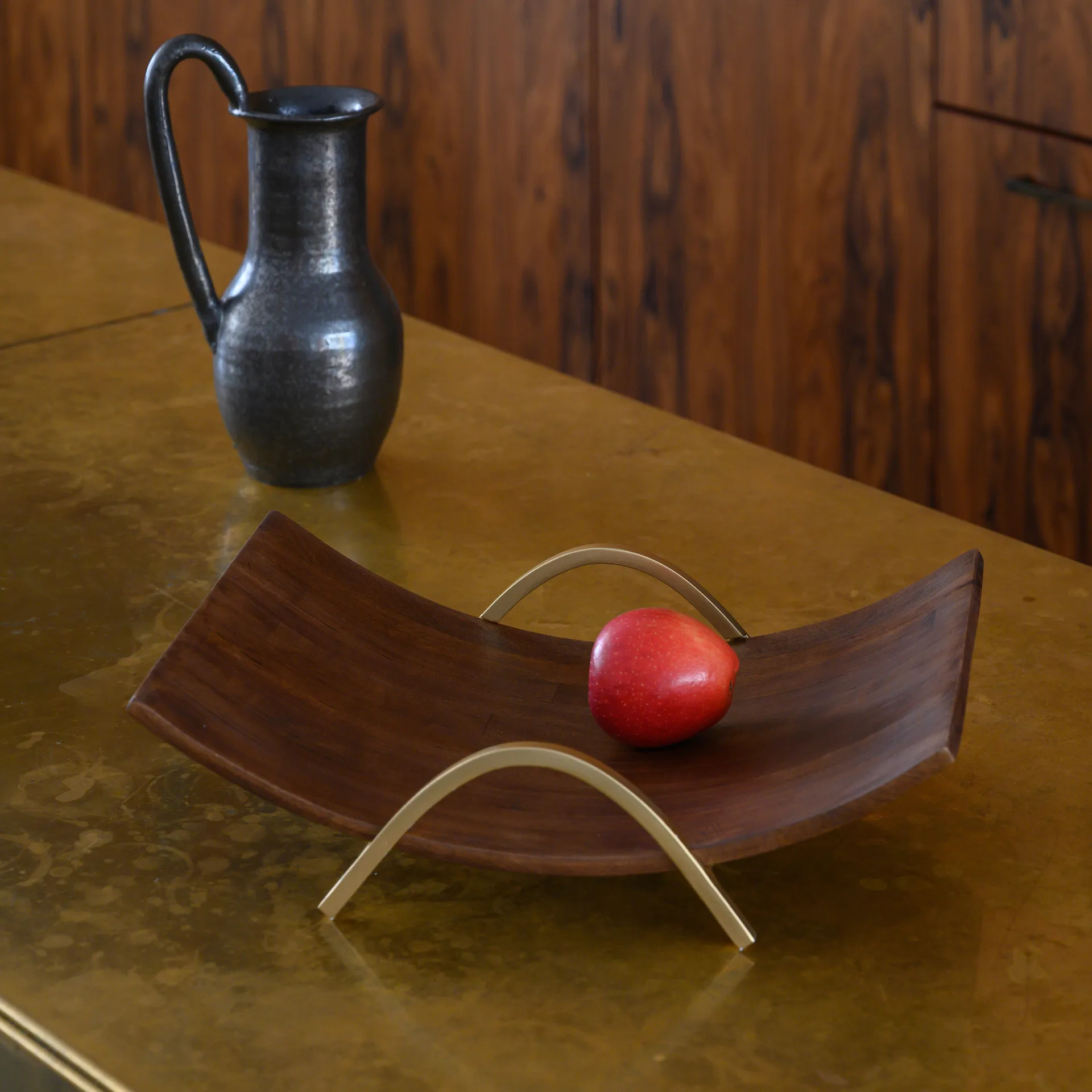 Vassoio da portata in legno di mango UNC 27x40 cm, noce URBAN NATURE CULTURE