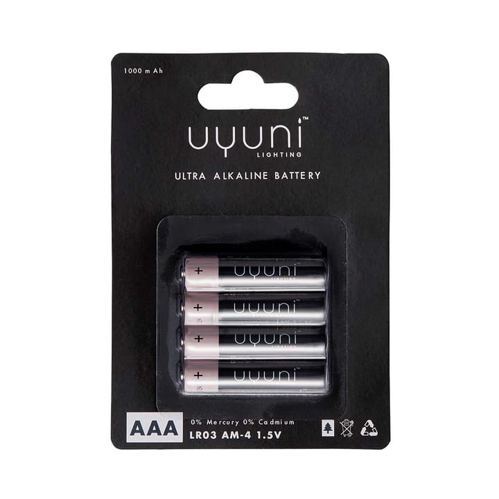 Batteria Uyun, set da 4 - AAA - Uyuni Lighting