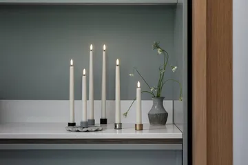Candela conica Uyuni LED bianca Ø 1,3 cm confezione da 2 - Ø2,3x20 cm - Uyuni Lighting