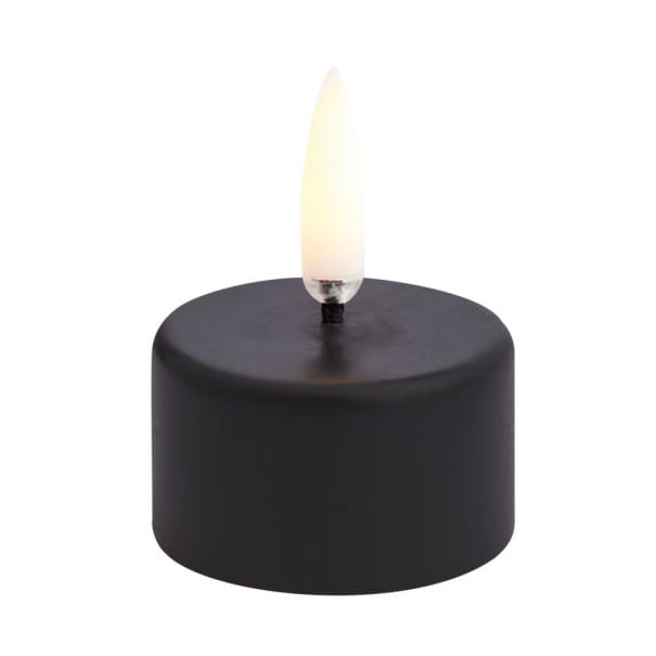 Candela tealight Uyuni LED Nera, Ø4x2,5 cm Uyuni Lighting