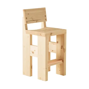 001 Bar Stool sgabello bar - Pino oliato opaco, 65 cm - Vaarnii