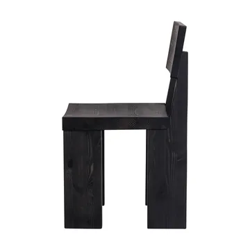 001 Dining Chair sedia - Pino tinto nero - Vaarnii