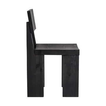 001 Dining Chair sedia - Pino tinto nero - Vaarnii