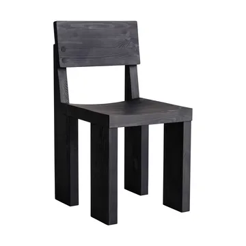 001 Dining Chair sedia - Pino tinto nero - Vaarnii
