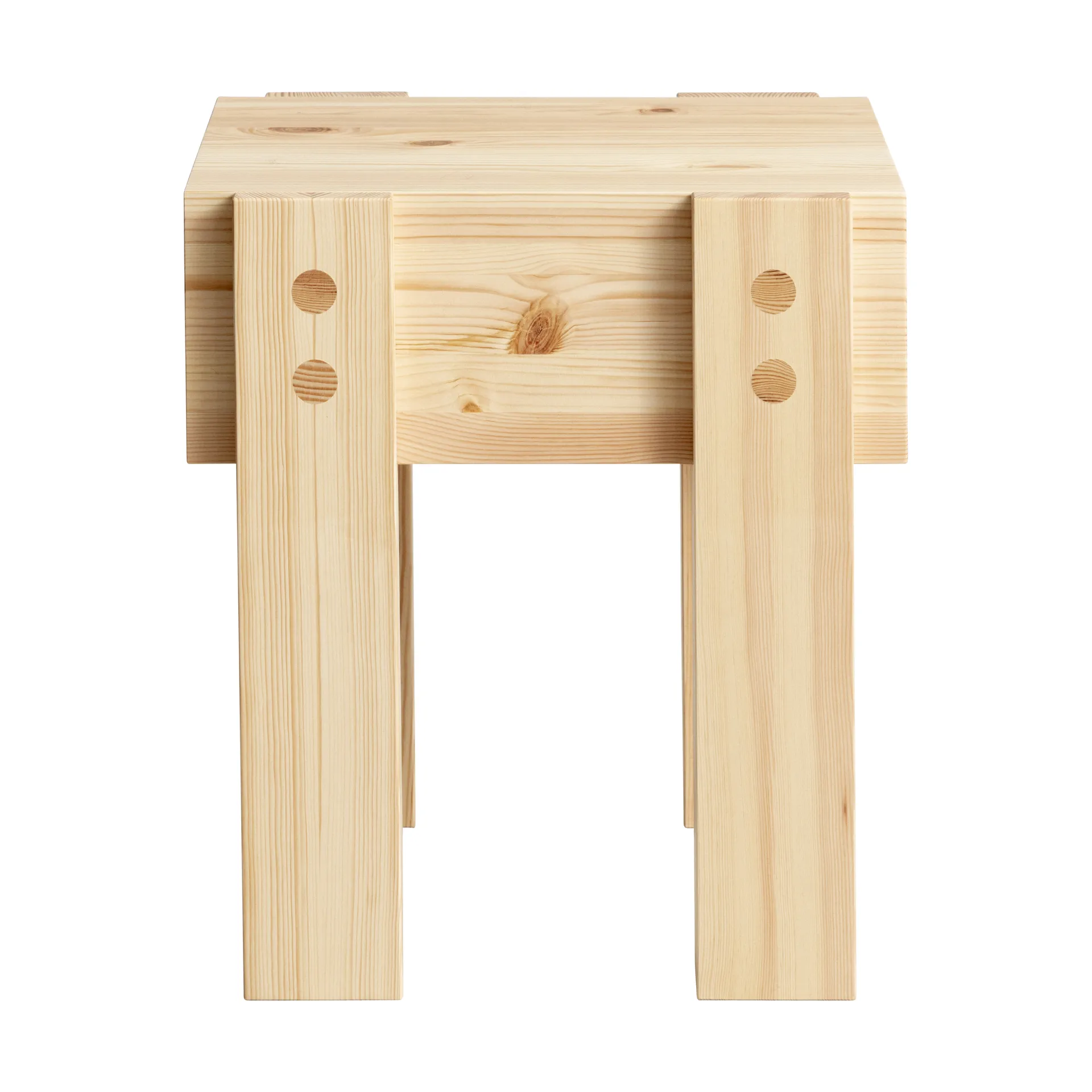 003 Stilts Side Table tavolino side table, Pino oliato opaco 40x36x45 cm Vaarnii