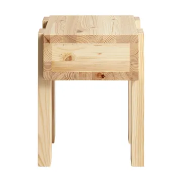 003 Stilts Side Table tavolino side table - Pino oliato opaco 40x36x45 cm - Vaarnii