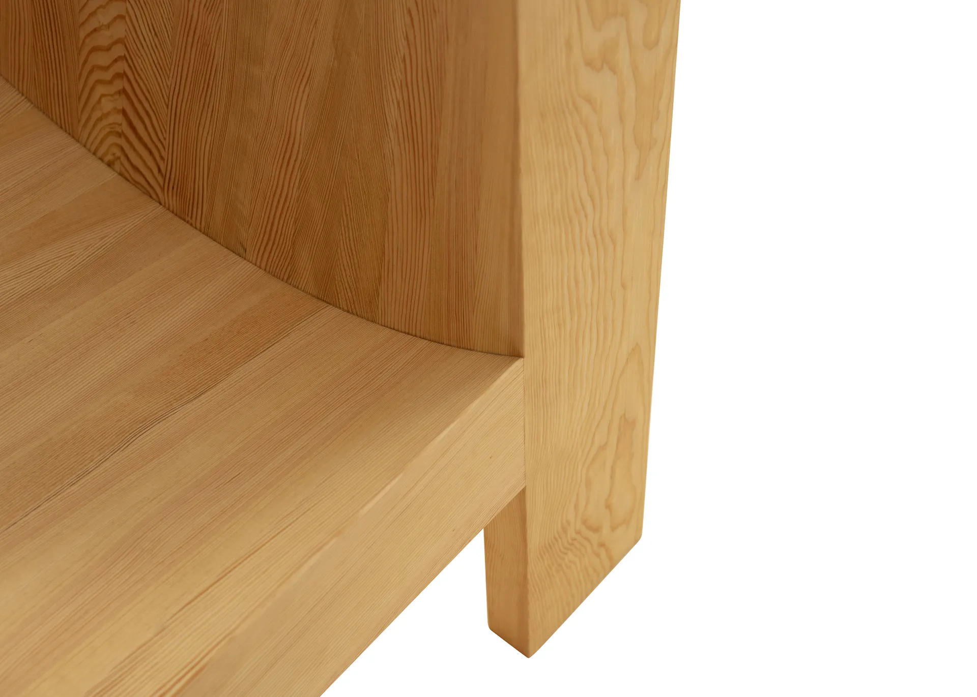 005 Lounge Chair poltrona lounge, Pino oliato cerato opaco Vaarnii