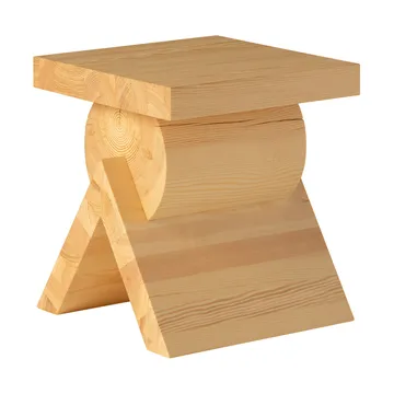 006 AA Side Table tavolino side table - Pino oliato opaco, 40x40x45 cm - Vaarnii