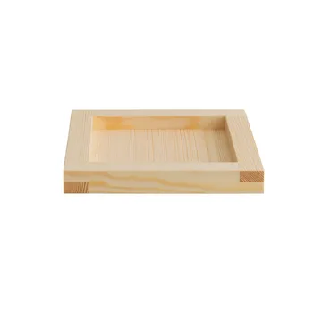 009 Tray vassoio - Pino oliato, 33x33x6 cm - Vaarnii
