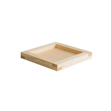 009 Tray vassoio - Pino oliato, 33x33x6 cm - Vaarnii