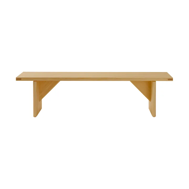 012 Kolmio Bench panca - Pino oliato opaco, 176x42x45 cm - Vaarnii