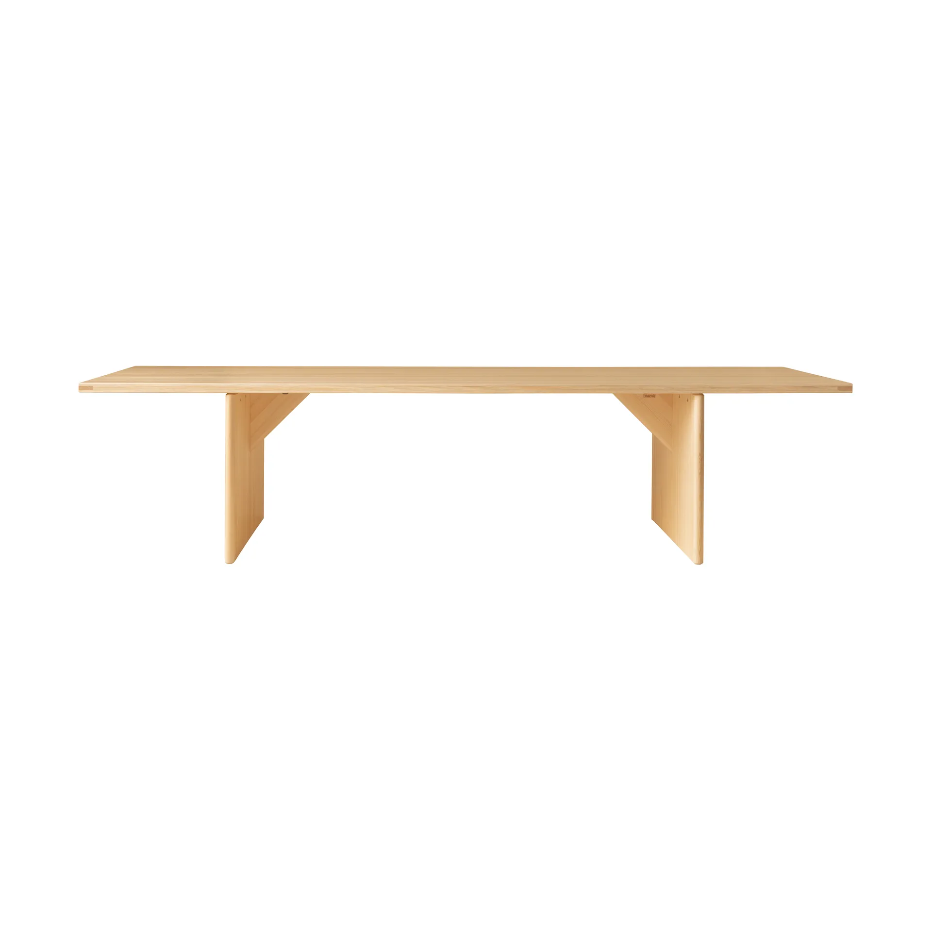 012 Kolmio Dining Table tavolo, Pino oliato opaco, 305×99×72 cm Vaarnii