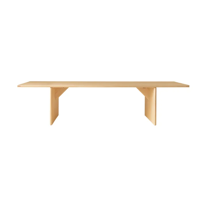 012 Kolmio Dining Table tavolo - Pino oliato opaco, 305×99×72 cm - Vaarnii