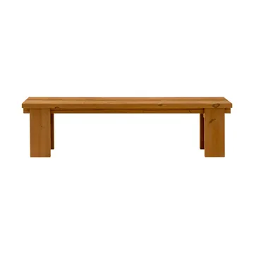 013 Osa Outdoor Bench panca - Pino termotrattato, 182x37x49 cm - Vaarnii
