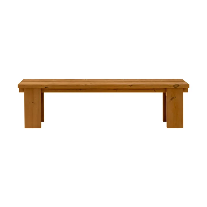 013 Osa Outdoor Bench panca - Pino termotrattato, 182x37x49 cm - Vaarnii