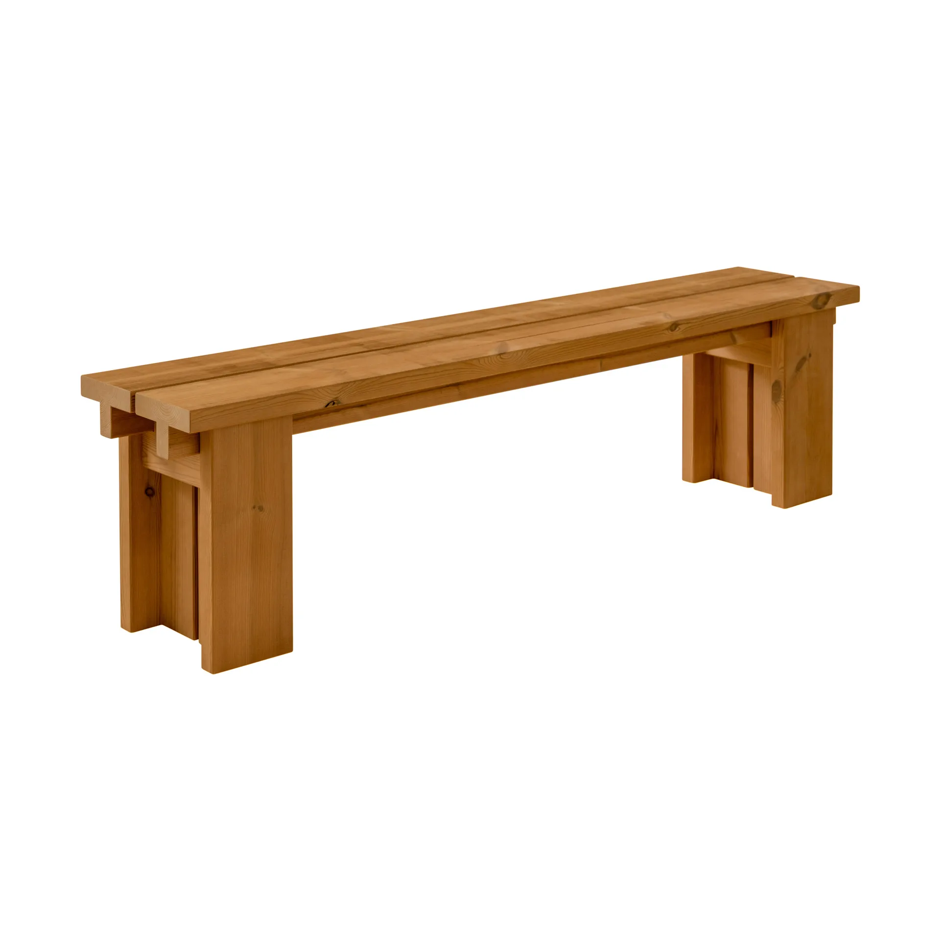 013 Osa Outdoor Bench panca, Pino termotrattato, 182x37x49 cm Vaarnii