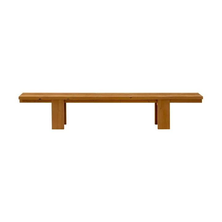 013 Osa Outdoor Bench panca - Pino termotrattato, 270x37x49 cm - Vaarnii