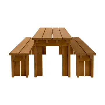 013 Osa Outdoor Table tavolo - Pino termotrattato, 182×75×78 cm - Vaarnii