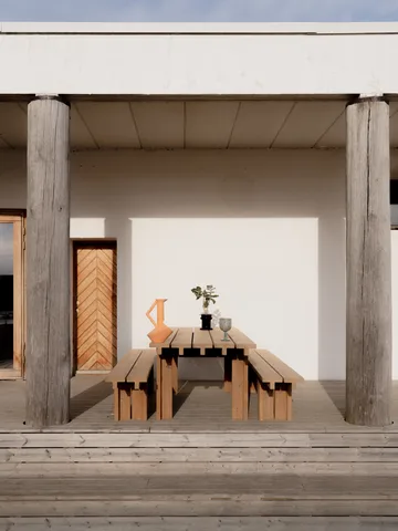 013 Osa Outdoor Table tavolo - Pino termotrattato, 182×75×78 cm - Vaarnii