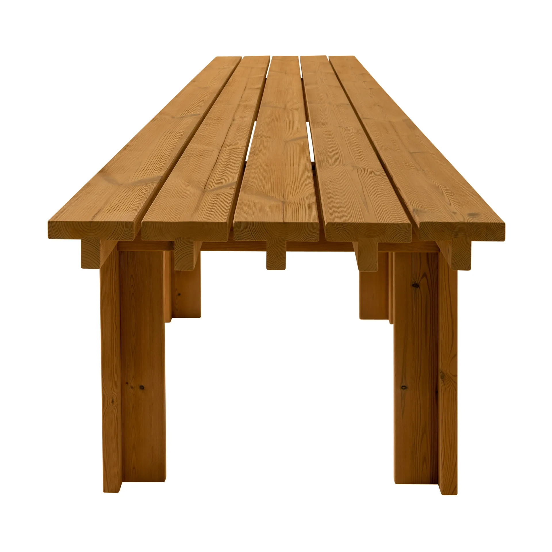 013 Osa Outdoor Table tavolo, Pino termotrattato, 270×94×78 cm Vaarnii