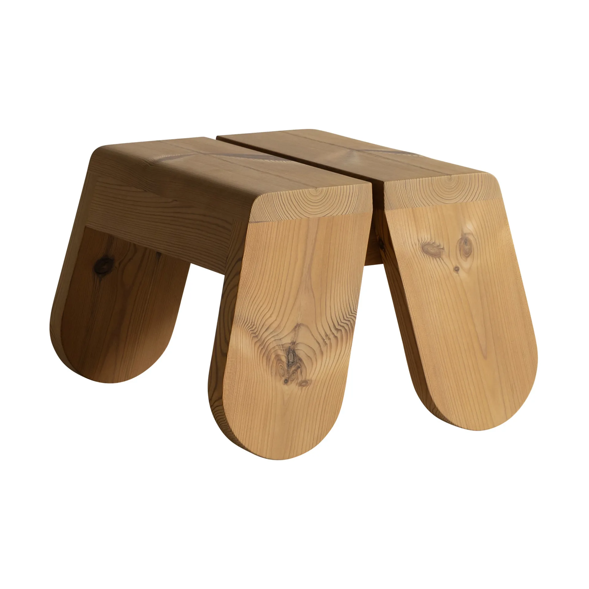 015 Peace Outdoor Foot Stool poggiapiedi, Pino termotrattato Vaarnii