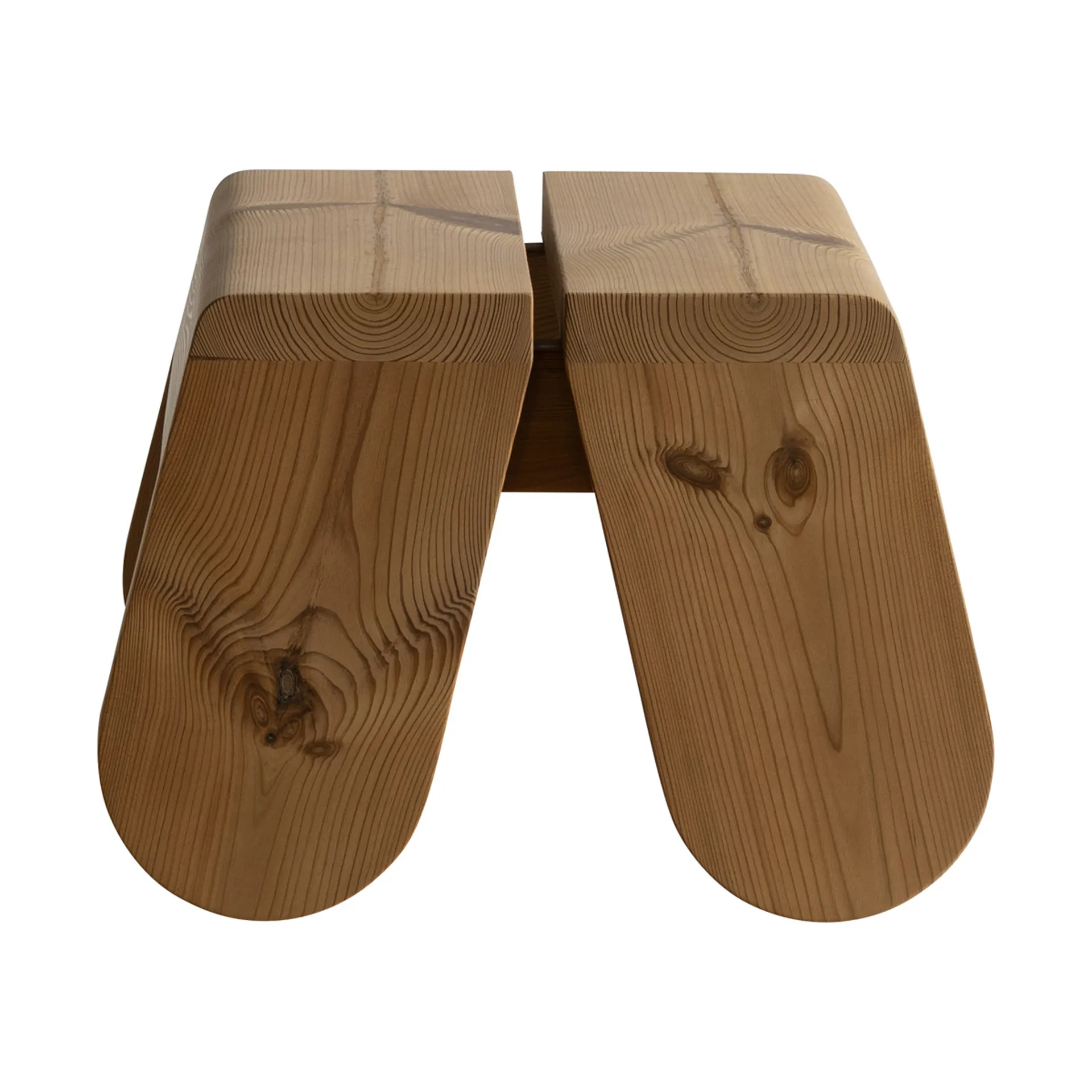 015 Peace Outdoor Foot Stool poggiapiedi, Pino termotrattato Vaarnii