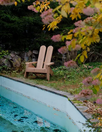 015 Peace Outdoor Lounge Chair poltrona lounge - Pino termotrattato - Vaarnii